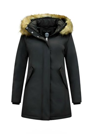 KRAAG - Wintermantel - zwart