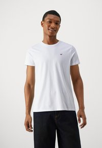 Hollister Co. Icon Crew T-Shirt 3-Pack - Pamata T-krekls - GREY/WHITE/BLACK