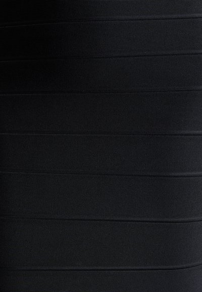 Hervé Léger PLUNGING WIRED BANDAGE MIDI DRESS - Jumper dress - black