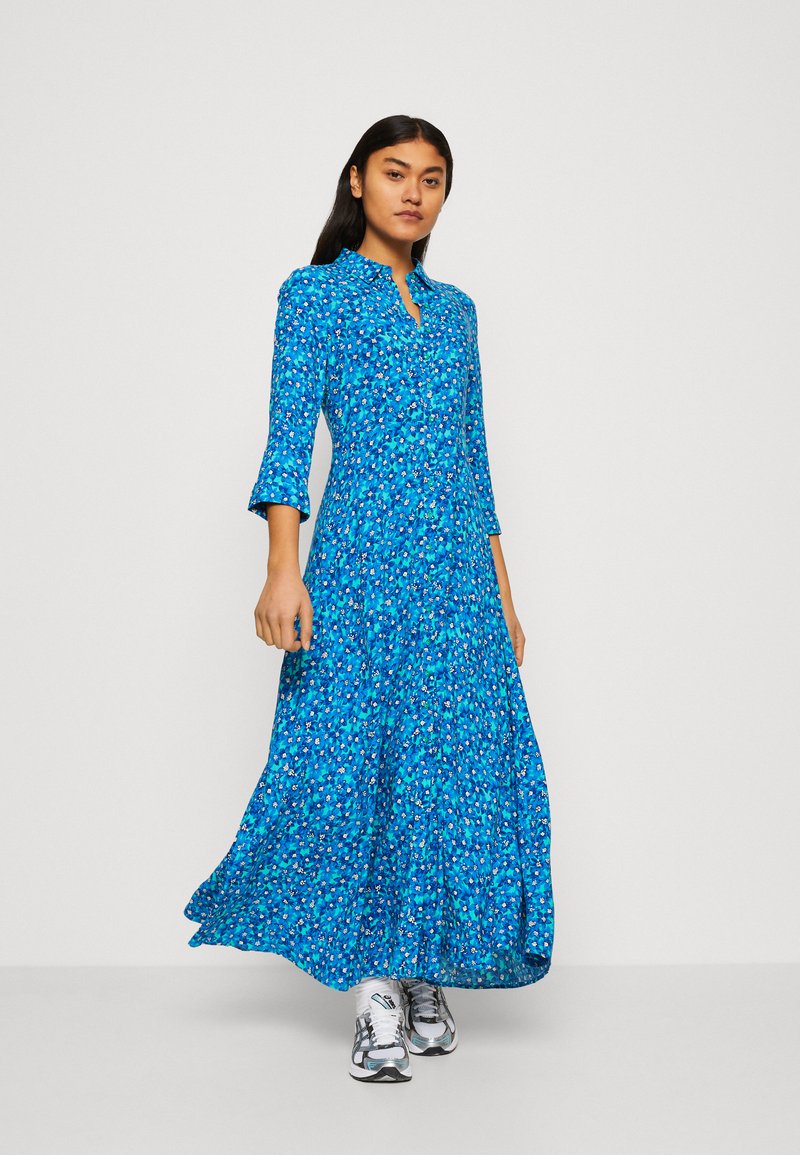 YAS Maxi dress pool green/polly/green Zalando.ie