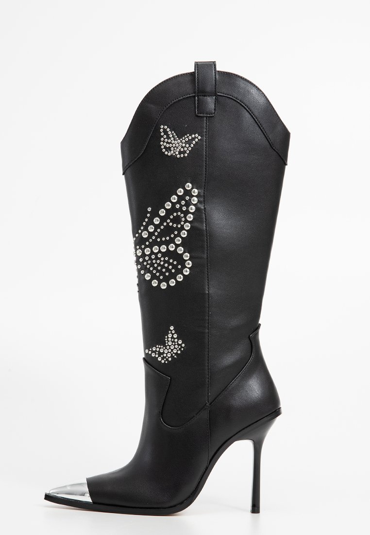 ALDO Cowboy-/Bikerlaarzen zwart