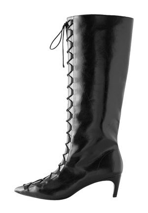 Next Stivali con i lacci - black