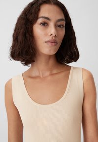 comma HAUT MÉLANGÉE - Top - beige