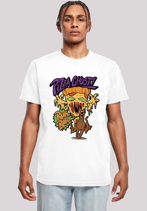 SCOOBY DOO PIZZA GHOST GEIST - T-Shirt print - white
