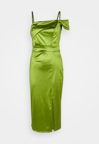 WAL G. PEACE OFF SHOULDER MIDI - Cocktail φόρεμα / Φόρεμα για πάρτι - olive green