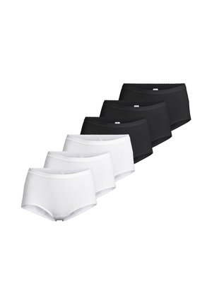 6 PACK - Slip - weiß/schwarz
