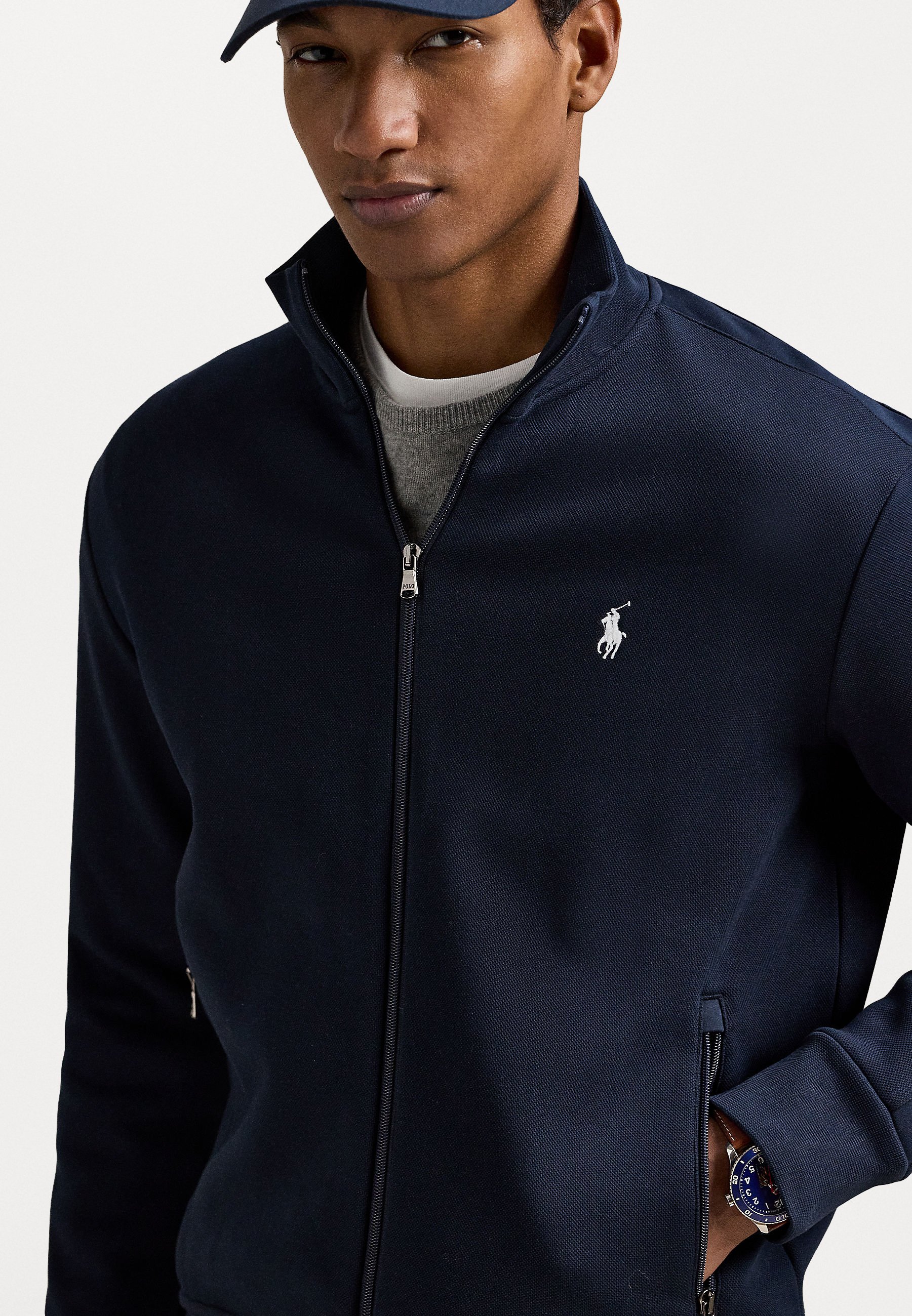 Polo Ralph Lauren DOUBLE KNIT TRACK JACKET - Felpa con zip