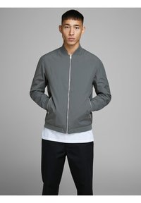 Jack & Jones JJERUSH - Chaquetas bomber - dark grey