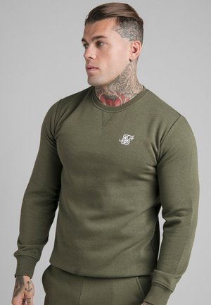 SIKSILK CREW - Sweatshirt - khaki