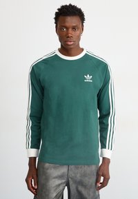 adidas Originals STRIPES - Ilgarankovis viršutinės dalies drabužis - mineral green