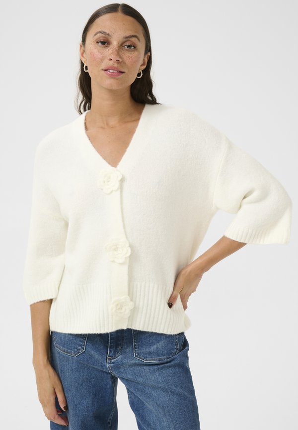 KAROSIE - Strickjacke - chalk