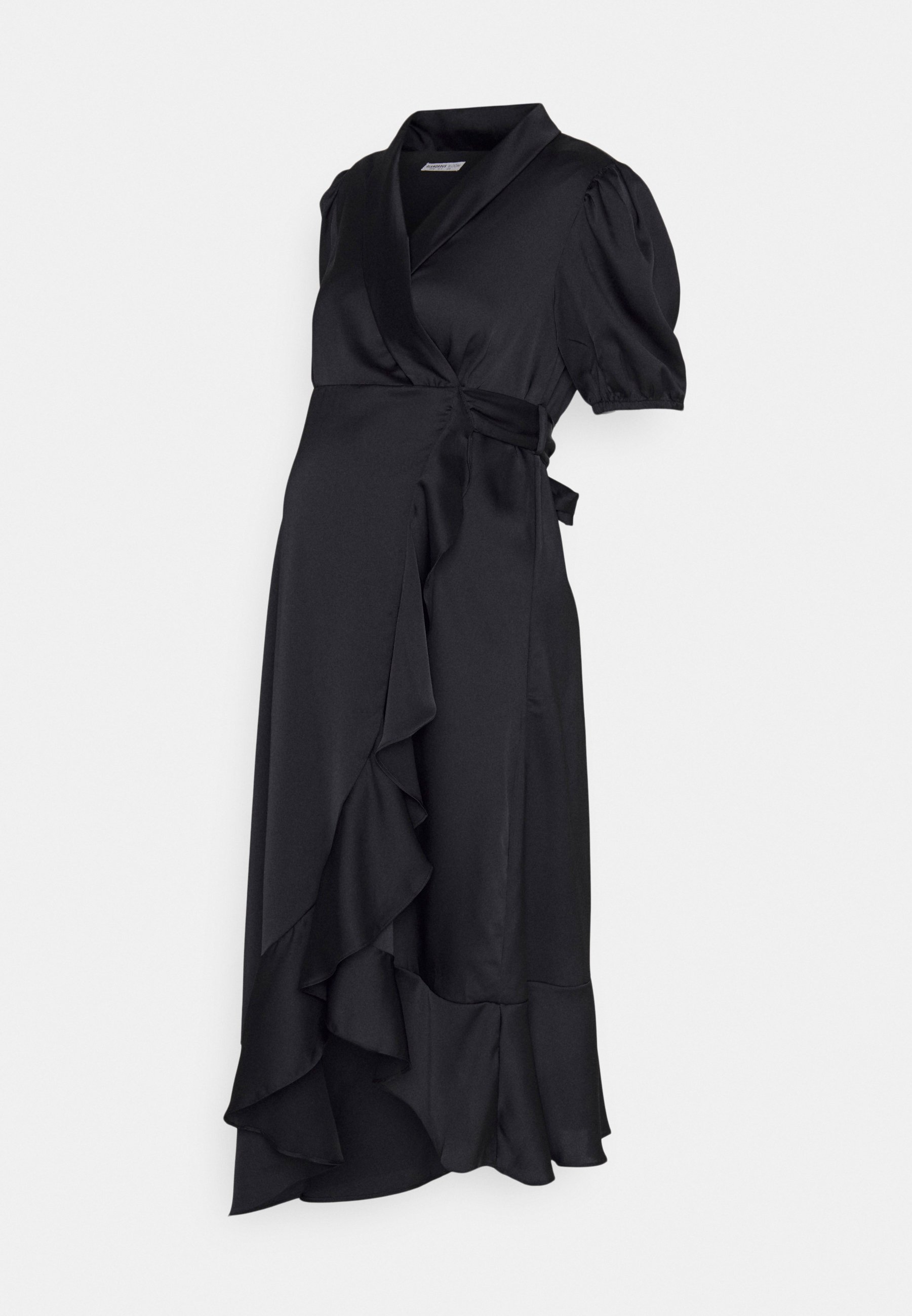 Glamorous Bloom RUFFLE WRAP MIDI DRESS 
