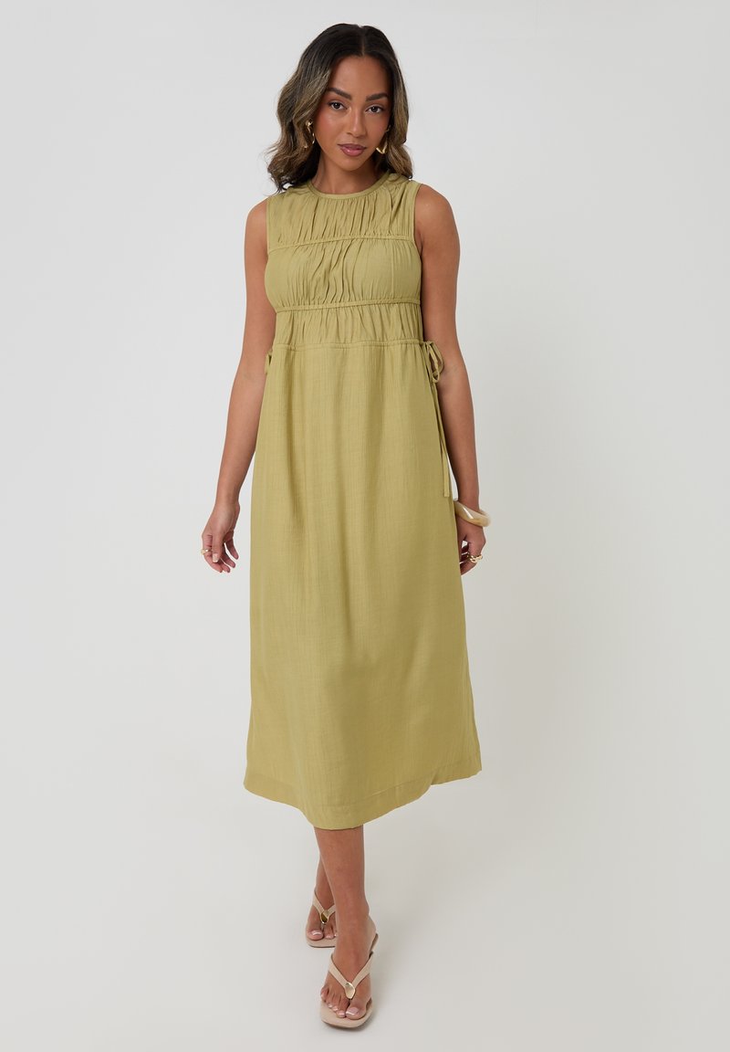 Threadbare KARO - Robe de jour - chartreuse/jaune - ZALANDO.FR