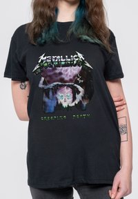 Paradiso Clothing METALLICA CREEPING UNISEX - Print T-shirt - black