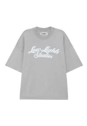 LOW LIGHTS STUDIOS® SHUTTER - Print T-shirt - light grey