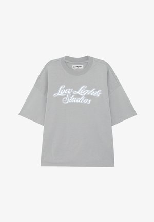 LOW LIGHTS STUDIOS® SHUTTER - Print T-shirt - light grey