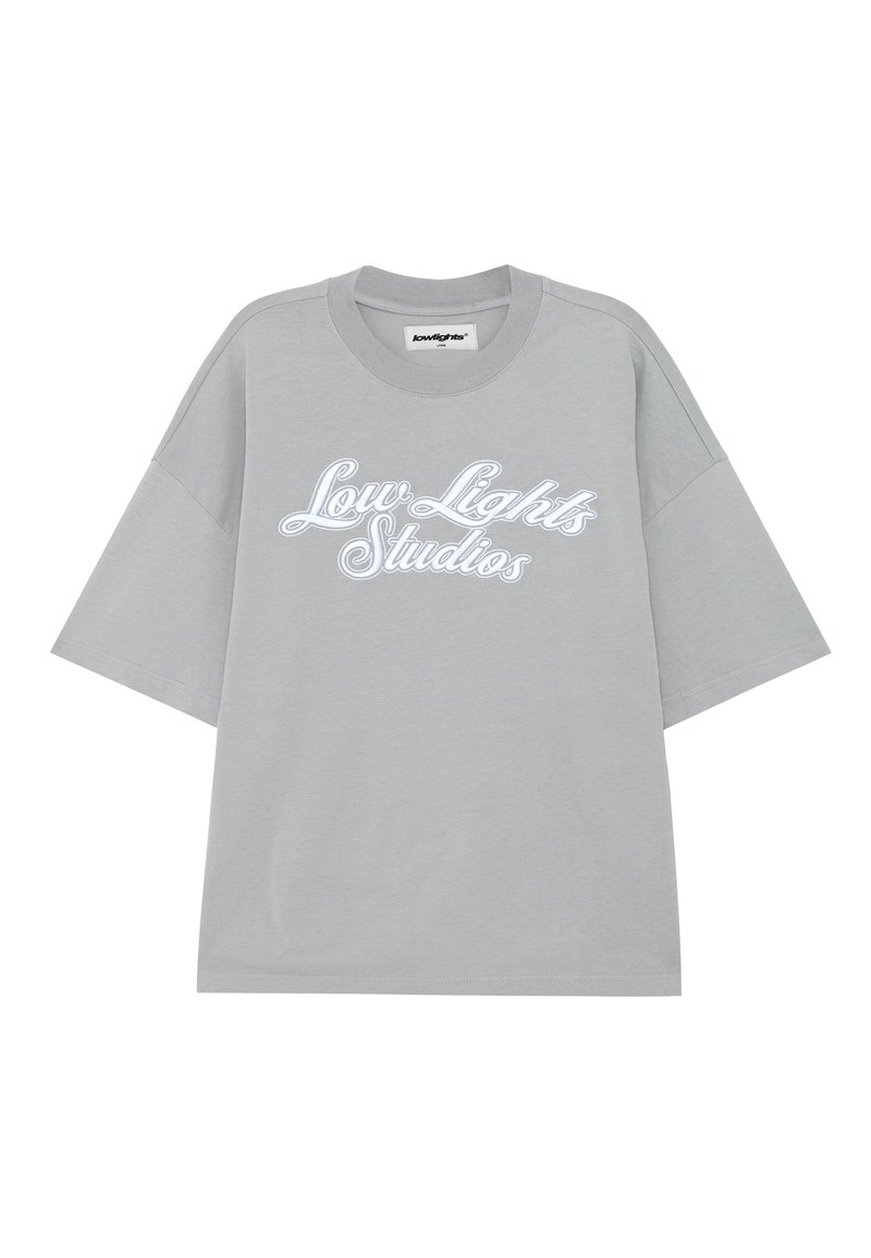 LOW LIGHTS STUDIOS® T-shirt print lichtgrijs