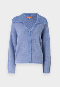 LONG SLEEVE FLUFFY CARDIGAN - Vest - infinity blue