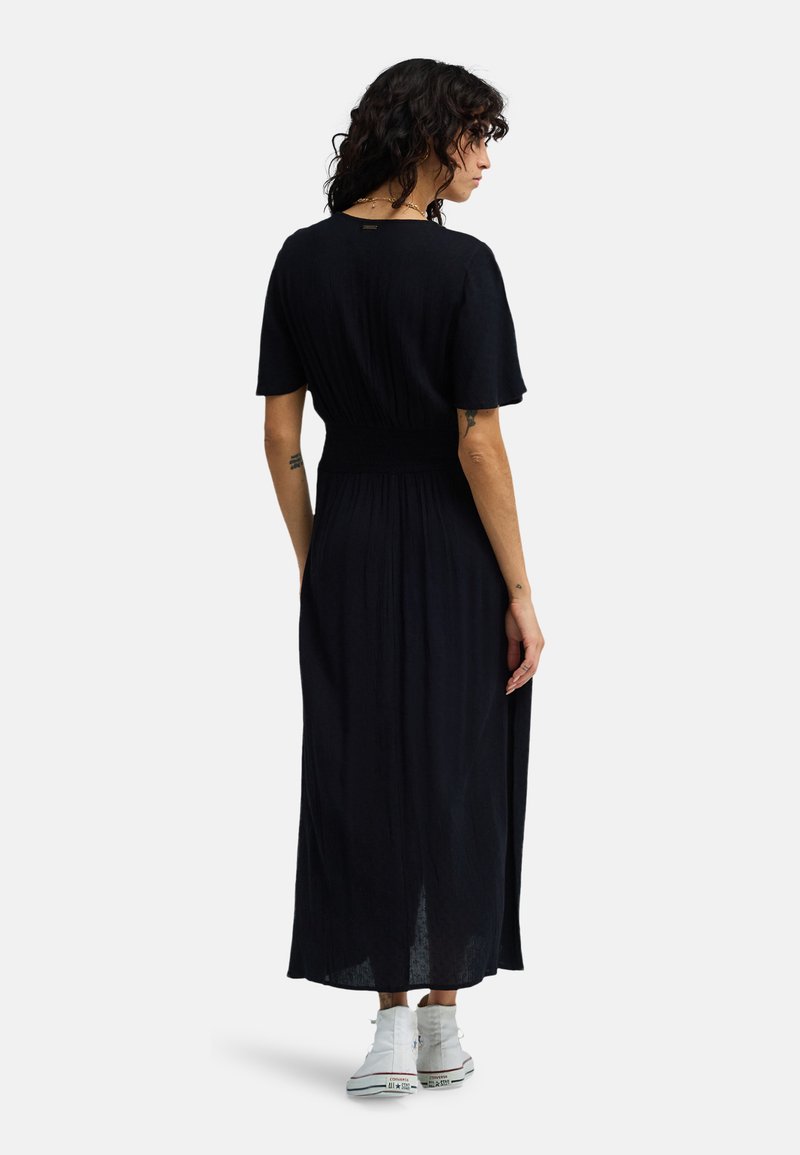 chambray tiered maxi dress Ruffle Chambray Tiered Sun Dress – Linda Anderson