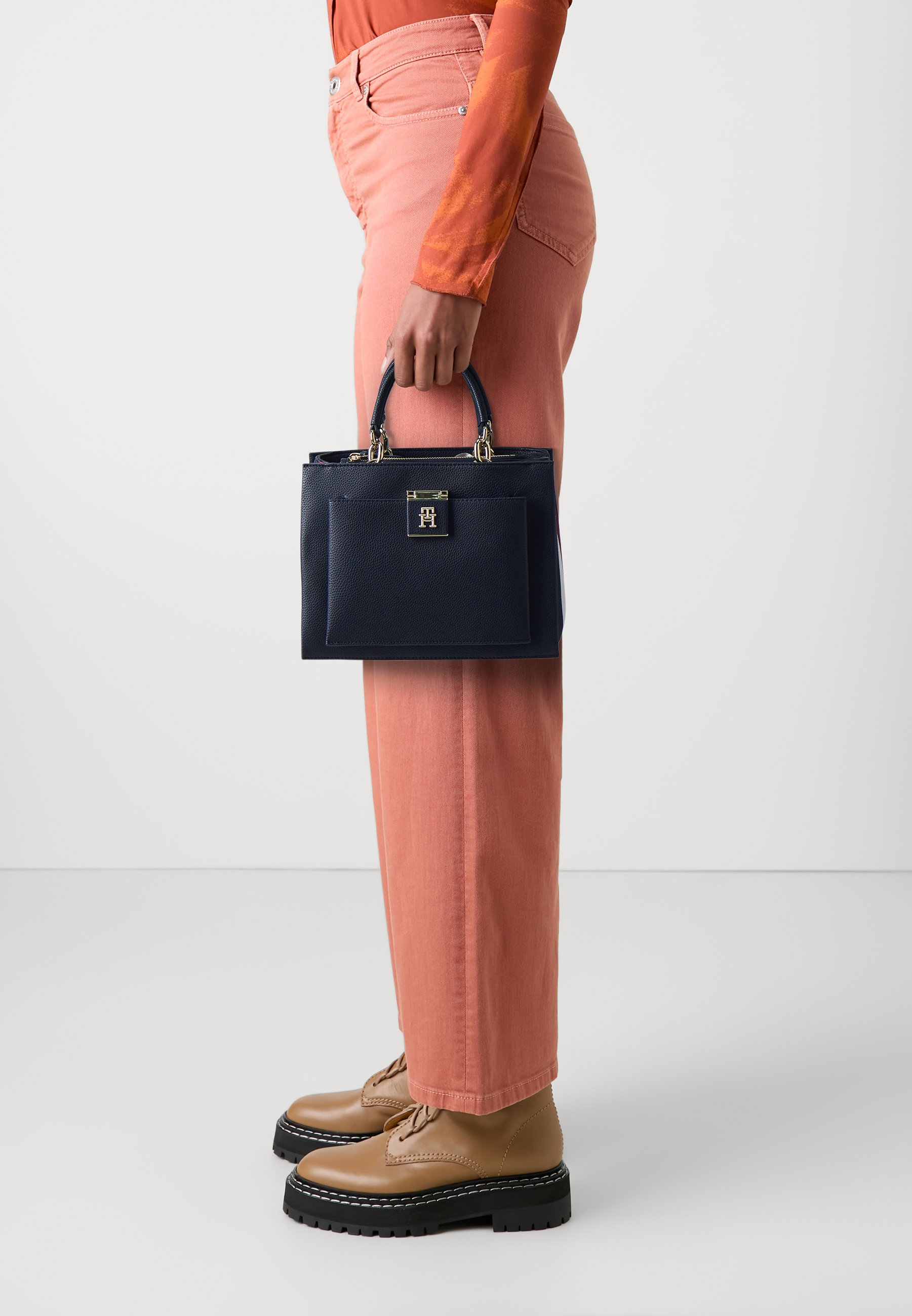 Tommy Hilfiger TH HER MINI TOTE CORP Borsa a mano space blue