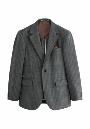REGULAR FIT - TAILORED FIT WOOL STRIPE - Sakko - grey