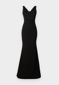 V NECK MAXI - Occasion wear - black