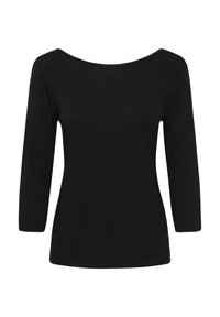 Fransa DOTTA TEE - Top s dlhým rukávom - black