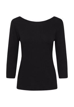 Fransa DOTTA TEE - Ilgarankovis viršutinės dalies drabužis - black