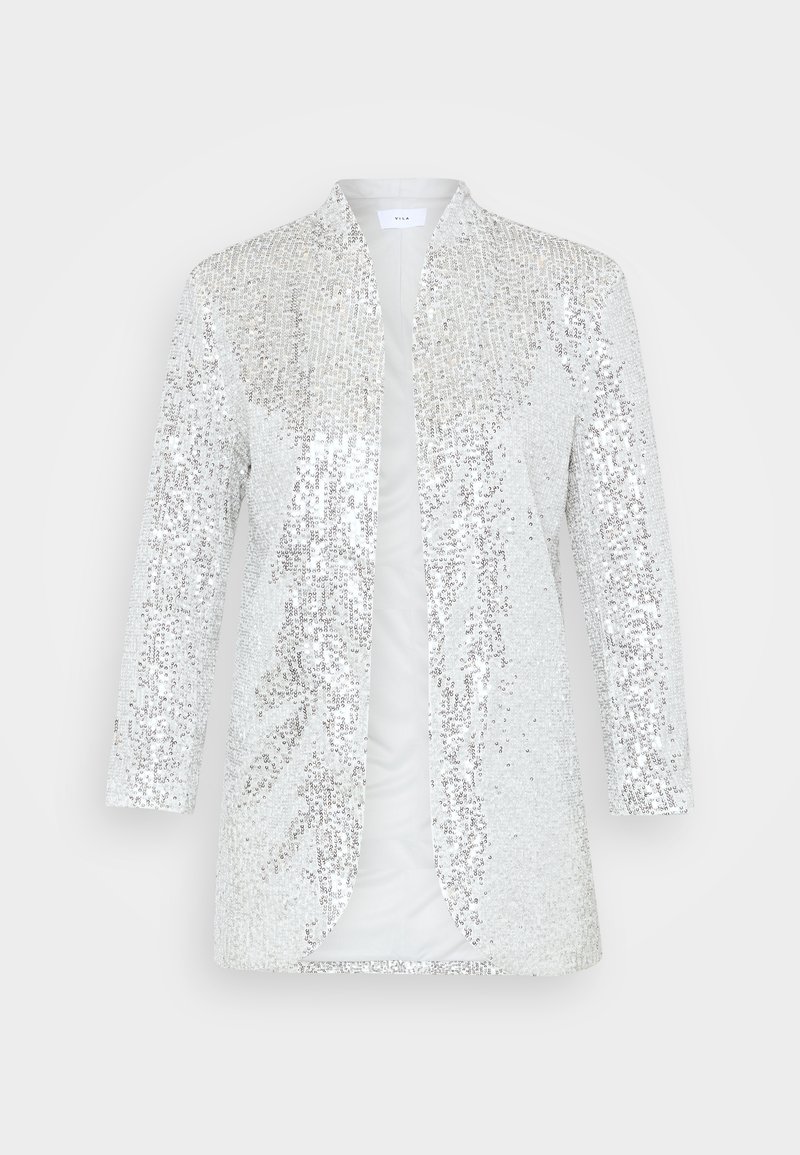 Vila Blazer zilverkleurig