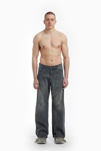 FAVELA FLARED UNISEX - Løst sittende jeans - grey