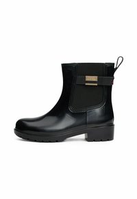 Tommy Hilfiger BELTED CLEAT RAIN - Gummistøvler - black
