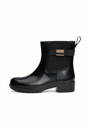 BELTED CLEAT RAIN - Gummistøvler - black