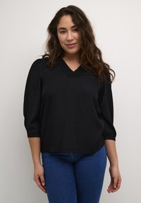 Kaffe - DAHLIA   - Blouse - black deep Miniatuurafbeelding 1