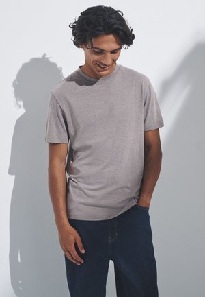 THE SET REGULAR FIT - 10 PACK SHORT SLEEVE - T-shirt basic - black/grey/brown/white