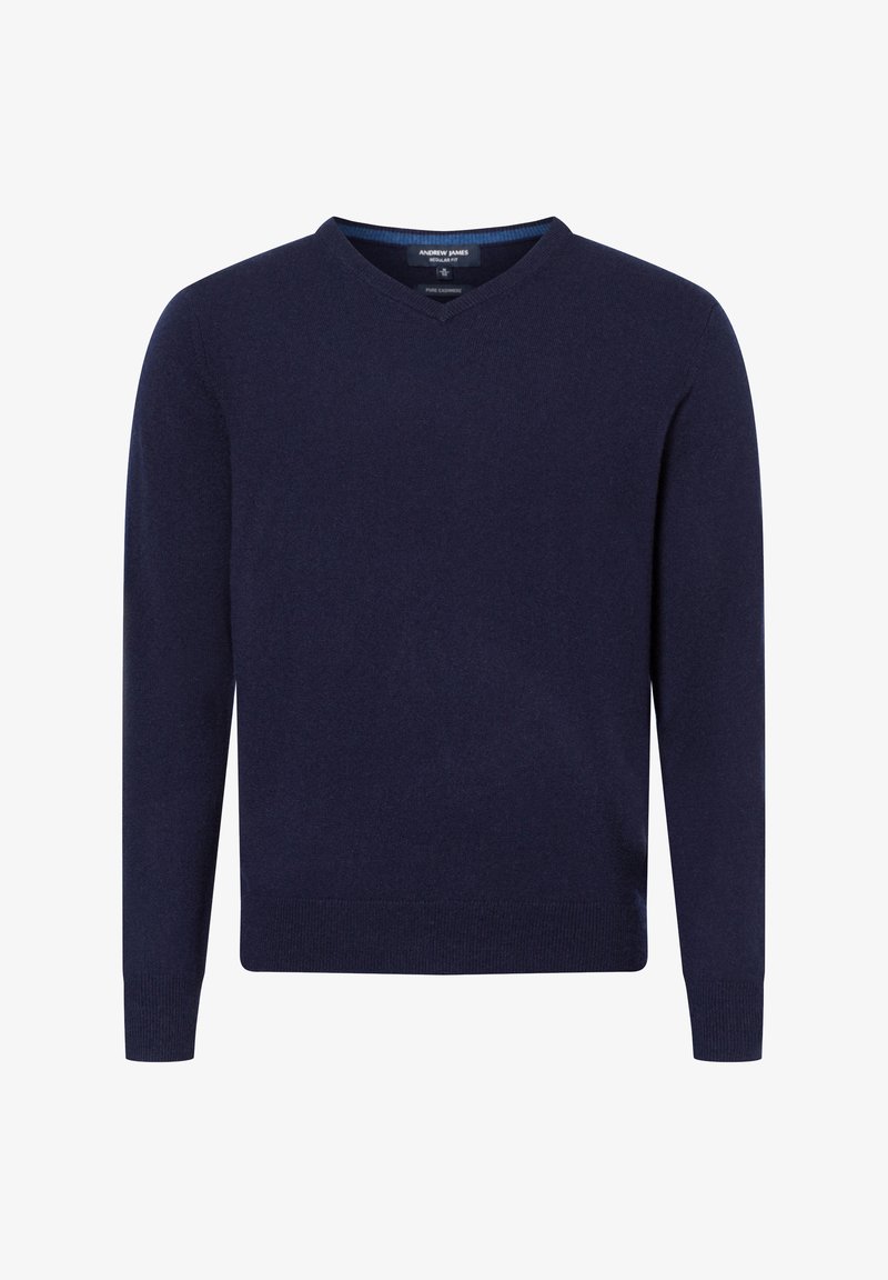 Andrew James Strickpullover - marine