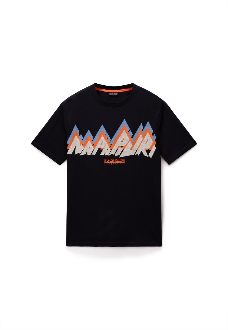 Napapijri T-shirt print zwart