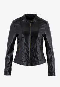 Leren jas - black