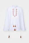 VERBENA CAMISA FEDE BORDADA UNISEX - Langarmshirt - white