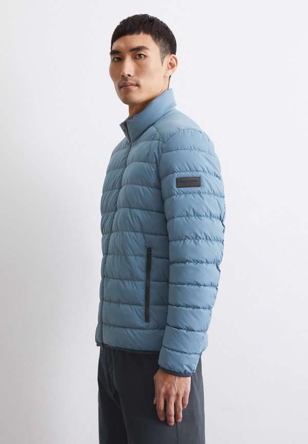 STAND-UP COLLAR ZIP POCK ELASTIC BINDING SLEEVE BADGE - Winter jacket - storm4