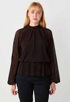 Bluse - bitter brown