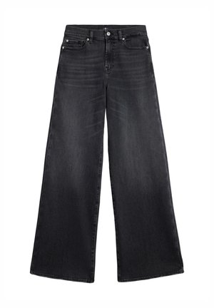 7 for all mankind, 7 FOR ALL MANKIND WIDE LEG FIT JEANS LOTTA - Wide leg - black