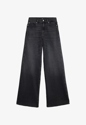 7 for all mankind, 7 FOR ALL MANKIND WIDE LEG FIT JEANS LOTTA - Wide leg - black