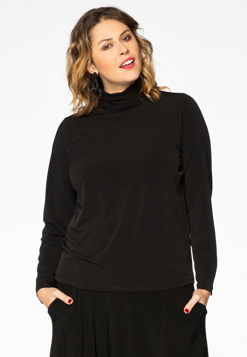 YOEK Langærmet T-shirt - black
