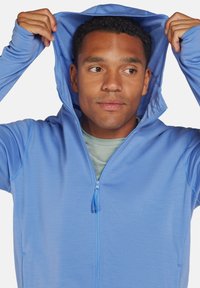 icebreaker MERINO 360  REAL FLEECE ELEMENTAL ZIP HOODIE - Sweater met rits - baja