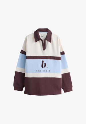 B by Ted Baker, Poloshirts - chocolate brown blue