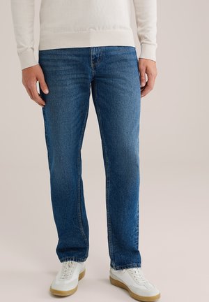 WE Fashion BLUE RIDGE - Straight leg jeans - dark blue