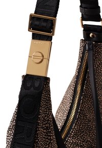 Borbonese FOLD SMALL - Bolso de mano - op natural black