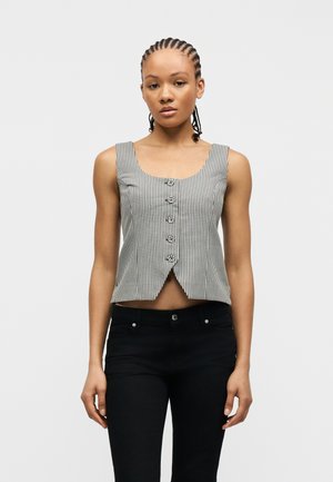 SPRING SUITING - Vest - black/white