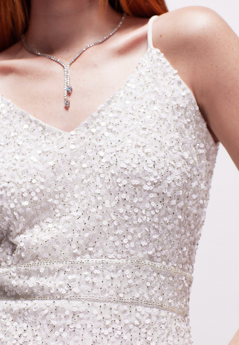 BEAUUT EMBELLISHED SEQUINS - Maxi dress - ivory/white - Zalando.ie