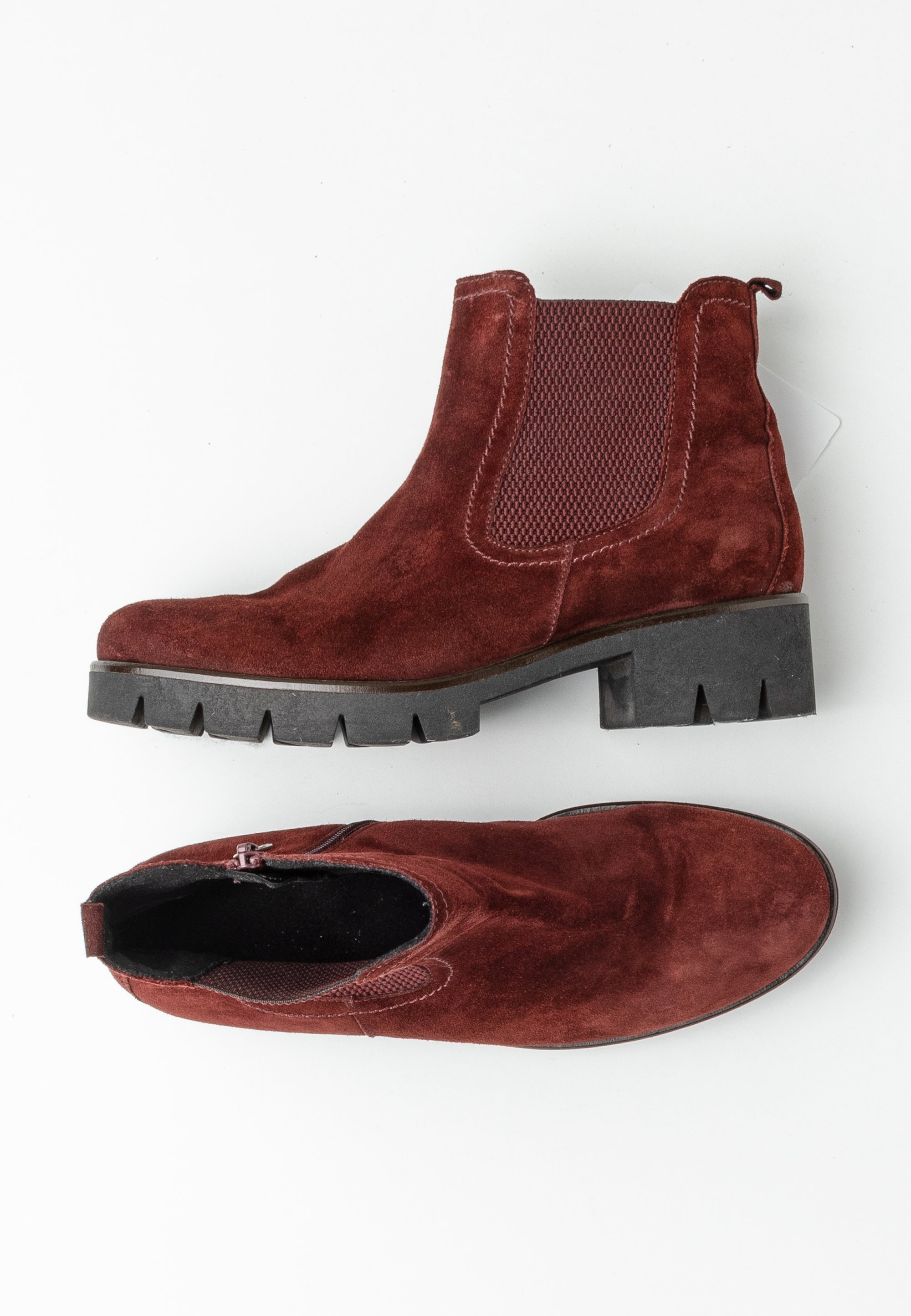 Bordeaux Stiefeletten Mit Absatz Günstig Gabor Chelsea Boots